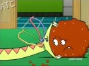 meatwad and his bunny snake