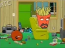 meatwad with his toys