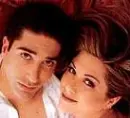 ross and rachel from the tv show friends