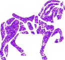 glitter horse!