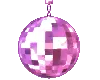 pink disco ball
