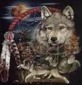 Native American Wolf Art