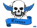 tionna blue skull
