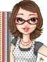 girl with glasses