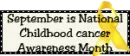 National childhood cancer awareness month