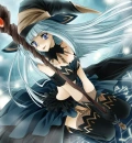 Blue Lightening Witch