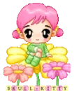 girl waving