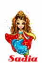 Sadia belly dancing