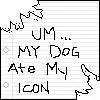 my dog did it