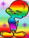 rainbow tweety