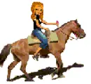 doll on a horse
