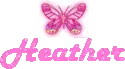 Heather with a butterfly
