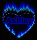 Ashley heart and flames