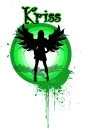 kriss green animated angel
