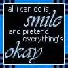 smile and pretend