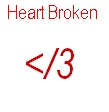 Heart-borken