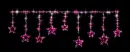 Pink Hanging Stars