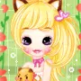 girl with kitty ears