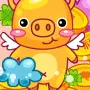 pig with wings - kawaii