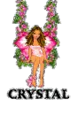 Crystal on a swing