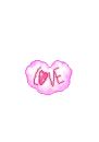 pink love cloud