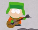 Kyle playing guitar