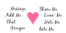 Rose/Pink Heart