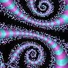 Purple Blue Swirls