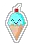 blue berry ice cream