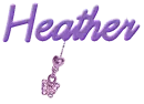 Purple Butterfly Charm - Heather