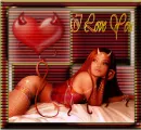  I Love You Devil Women Tag 