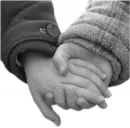 holding hands