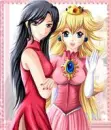 peach and friend