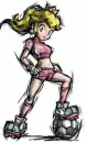 socer peach