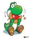 yoshi eating a cookie