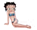 Betty Boop lay the floor 
