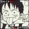 I'm not listening