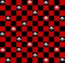 Red Checkered Skulls