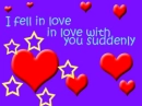 I fell in love