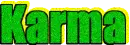 Green Glitter Karma