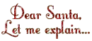 Dear Santa...