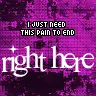 End the pain