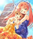 Happy sisters
