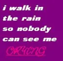 walk in the rain
