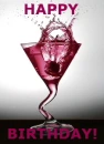 happy birthday rasberry martini