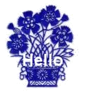 Blue Hello