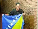 Ronaldinho with Bosnian flag