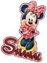 MINNIE MOUSE WITH SHANAL NAME