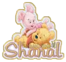 POOH AND PIGLET WITH SHANAL