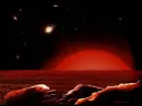 red sun